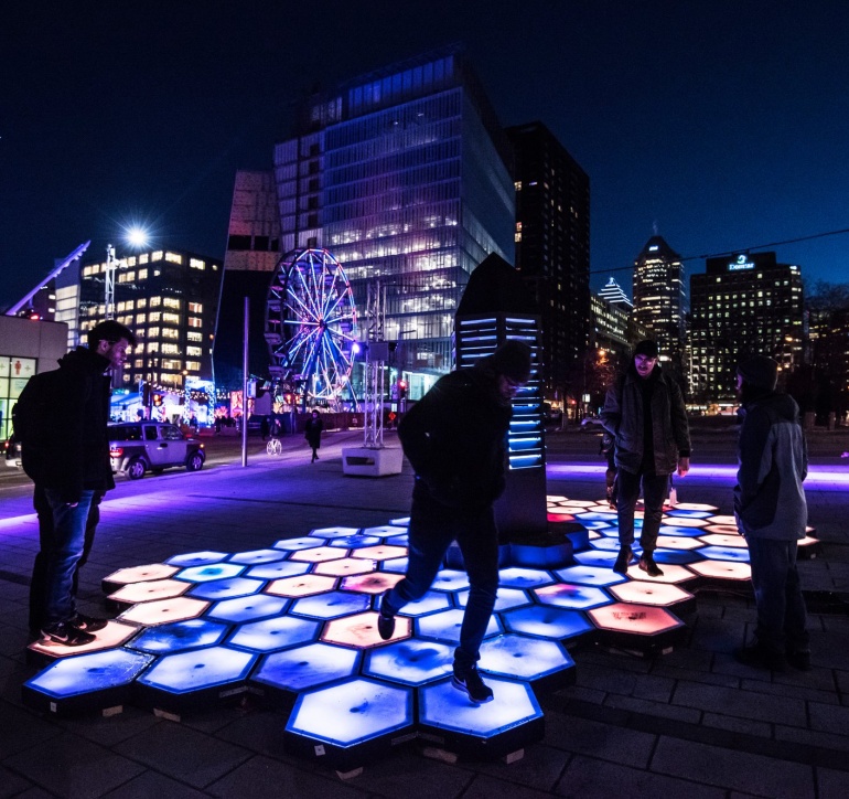 2018 | Propolis | encadrement pédagogique – UQAM | scénographie urbaine interactive